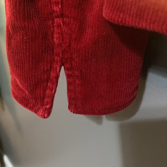 Talbots Red Corduroy Blazer - Picture 5 of 8